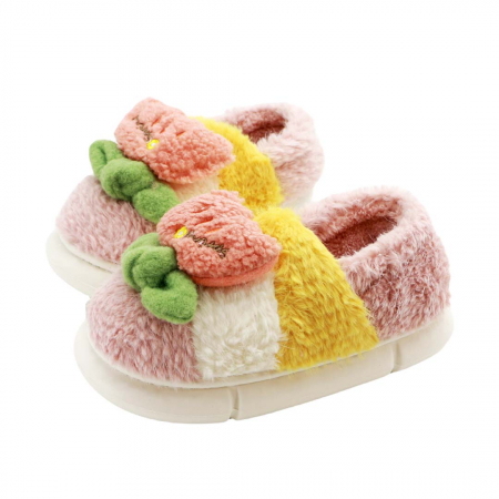 Papuci de casa pufosi 43079D-56roz [7]