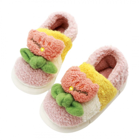 Papuci 9.99 - Papuci de casa pufosi 43079D-56roz