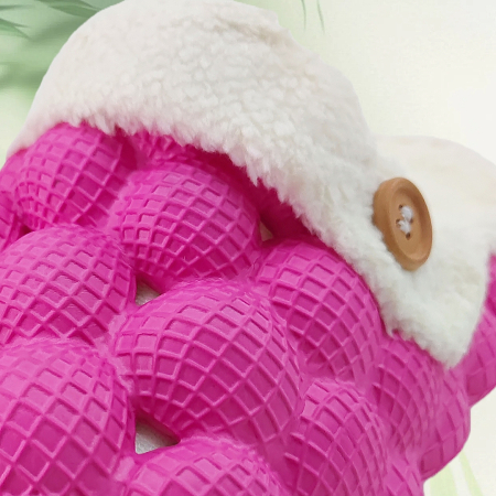 Papuci de casa pufosi 809fucsia [9]