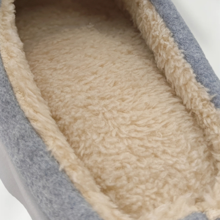 Papuci de casa pufosi A-812gri [13]