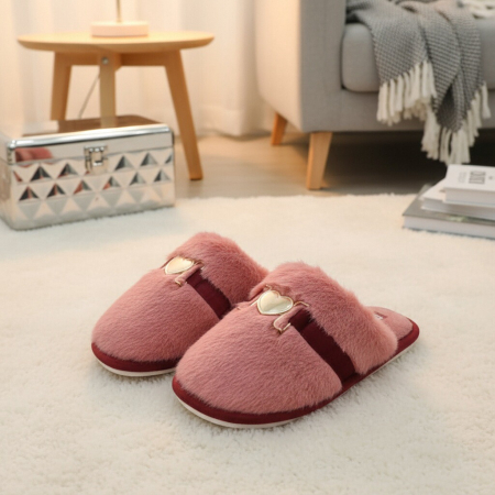 Papuci de casa pufosi WF910roz [6]