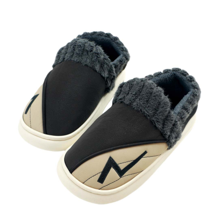 Papuci de casa imblaniti D327gri [9]