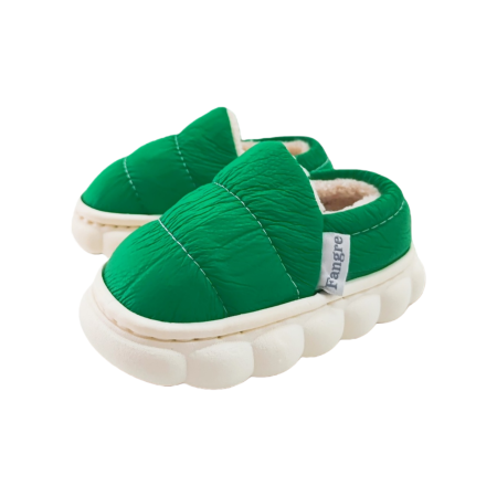 Papuci de casă - Papuci de casa pufosi A611.612verde