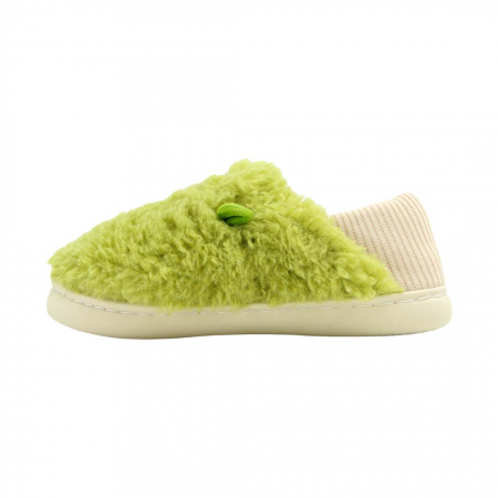Papuci de casa pufosi H46verde [8]