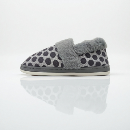 Papuci de casă - Papuci de casa pufosi L605gri