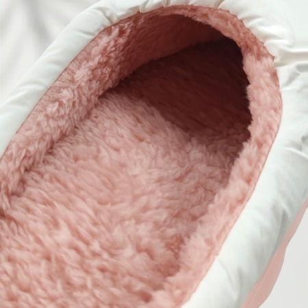 Papuci de casa pufosi L666roz [8]