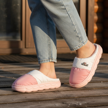 Papuci de casa pufosi L666roz [7]