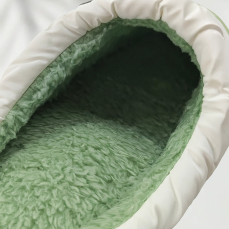 Papuci de casa pufosi L666verde [8]
