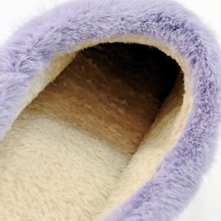 Papuci de casa pufosi L709mov [7]