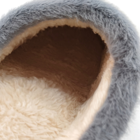 Papuci de casa pufosi L709gri [7]