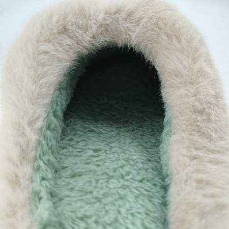 Papuci de casă - Papuci de casa pufosi L711verde