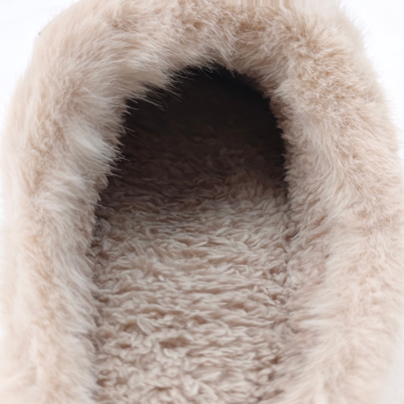 Damă - Papuci de casa pufosi L711bej