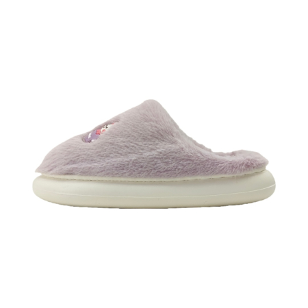 Papuci de casă - Papuci de casa pufosi L721mov