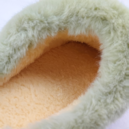 Papuci de casa pufosi si haiosi L635verde [12]