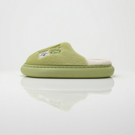 Damă - Papuci de casa pufosi L707verde