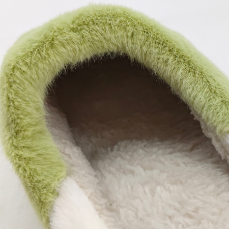 Papuci de casa pufosi L707verde [7]