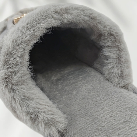 Papuci de casa pufosi WF910gri [10]