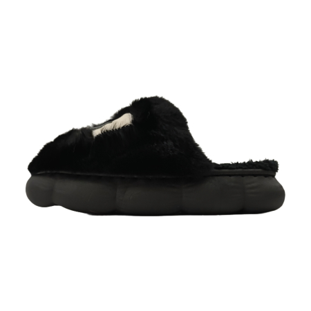 Papuci de casă - Papuci de casa pufosi WP-8195negru