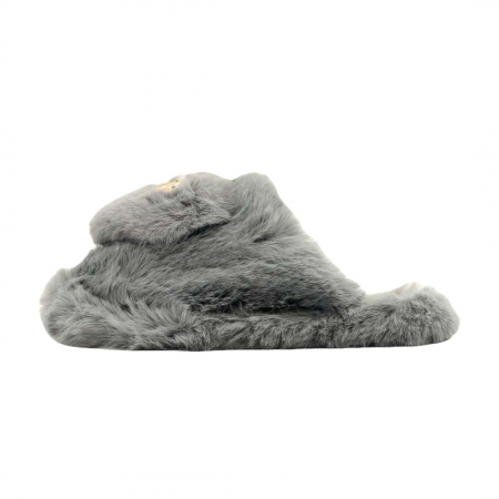 Papuci de casă - Papuci de casa pufosi WP-8223gri
