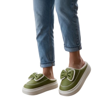 Papuci de casă - Papuci de casa veseli L665verde