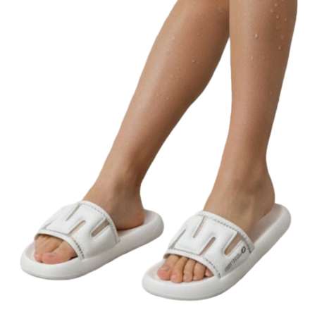 ÎNCĂLȚĂMINTE DAMĂ 29.99 - Papuci H672alb