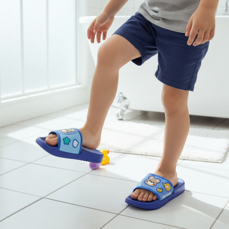 Papuci veseli F101albastru [7]