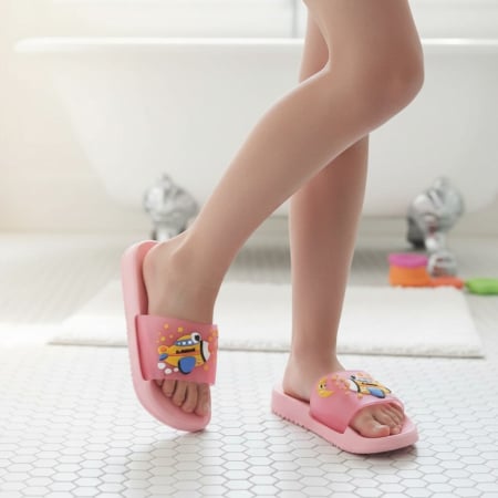Copii - Papuci veseli F103roz