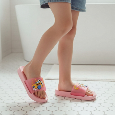 Copii - Papuci veseli F103roz