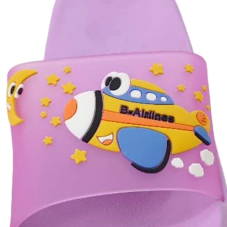 Copii - Papuci veseli F103mov