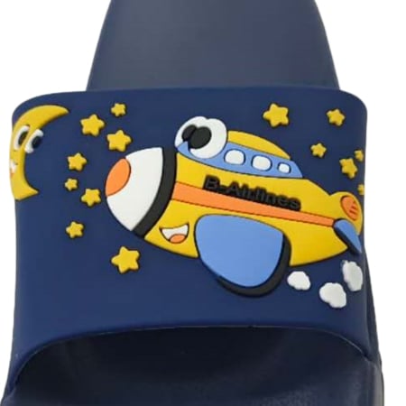 Copii - Papuci veseli F103bleumarin