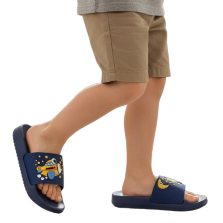 Copii - Papuci veseli F103bleumarin