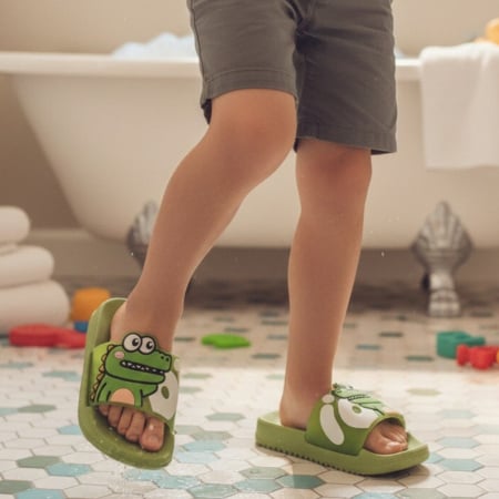 Copii - Papuci veseli F107.F108verde