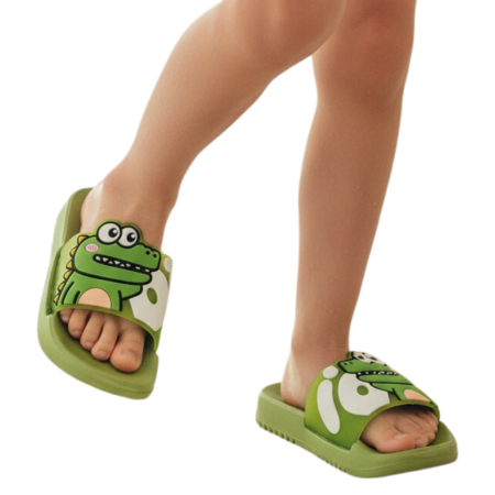 Copii - Papuci veseli F107.F108verde