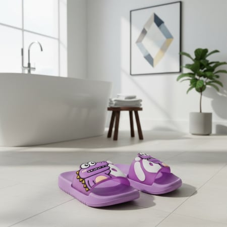 Copii - Papuci veseli F107.F108mov