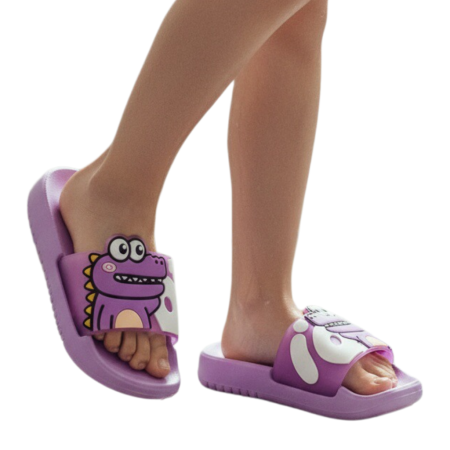 Copii - Papuci veseli F107.F108mov