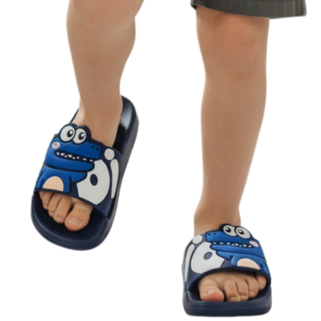 Copii - Papuci veseli F107.F108bleumarin