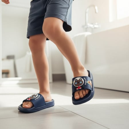 Copii - Papuci veseli F118.F119bleumarin