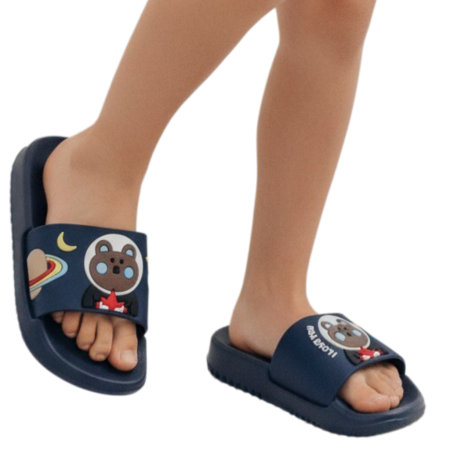 Copii - Papuci veseli F118.F119bleumarin