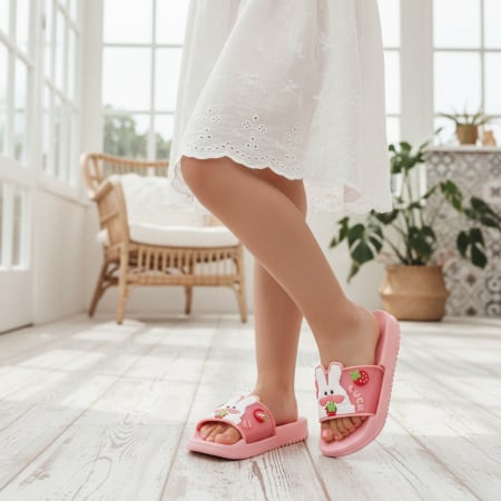 Copii - Papuci veseli F120roz