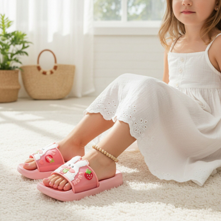 Papuci veseli F120roz [7]