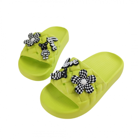 Papuci - Papuci veseli H07-1verde