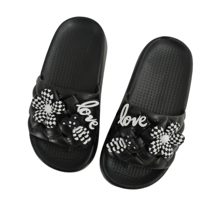 Papuci - Papuci veseli H07-1negru