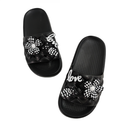 Papuci - Papuci veseli H07-1negru