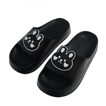 Papuci - Papuci veseli H06-3negru