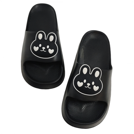 Papuci - Papuci veseli H06-3negru