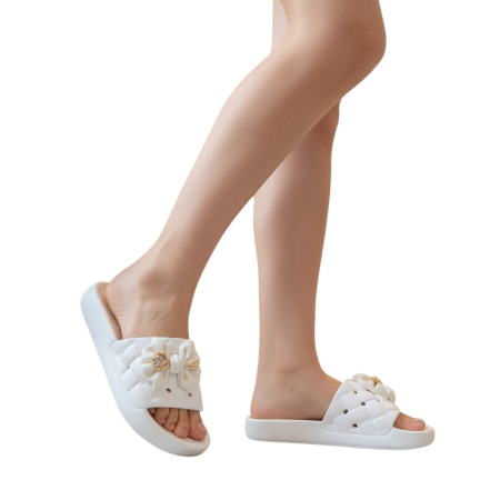 Papuci - Papuci veseli H07-6alb