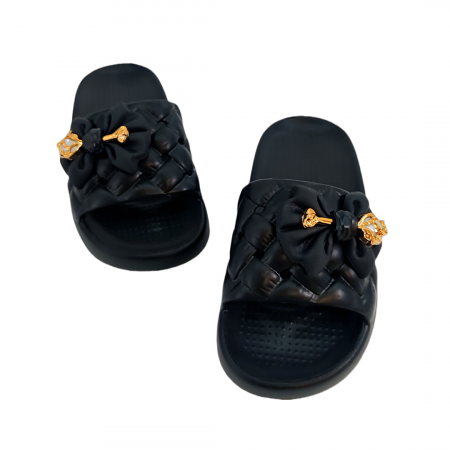 Papuci - Papuci veseli H07-6negru