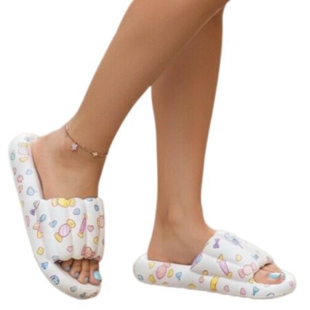 Papuci veseli H675alb [6]