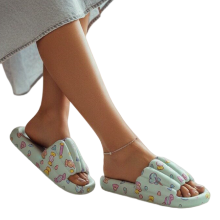 Papuci veseli H675albastru [6]