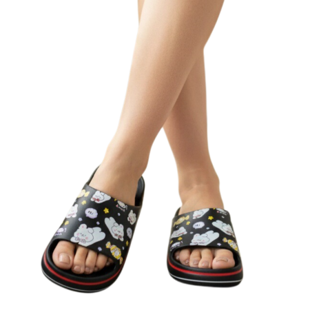 Papuci veseli H683negru [6]